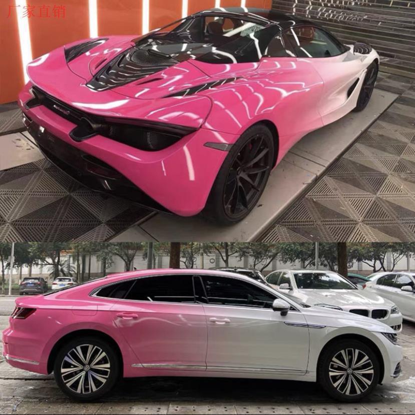 馬卡龍黑白漸變 汽車改色膜的新潮流美學